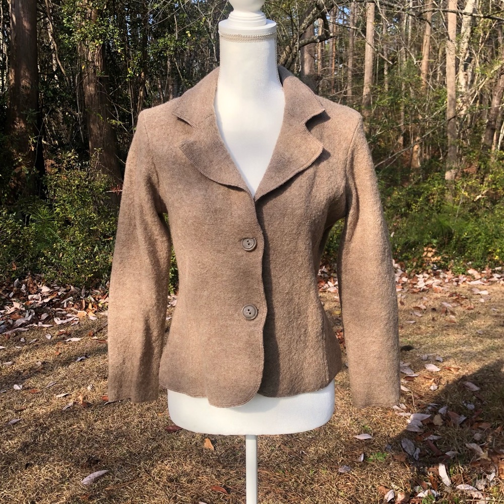 Vtg Jane Ashley Wool Blazer sz S